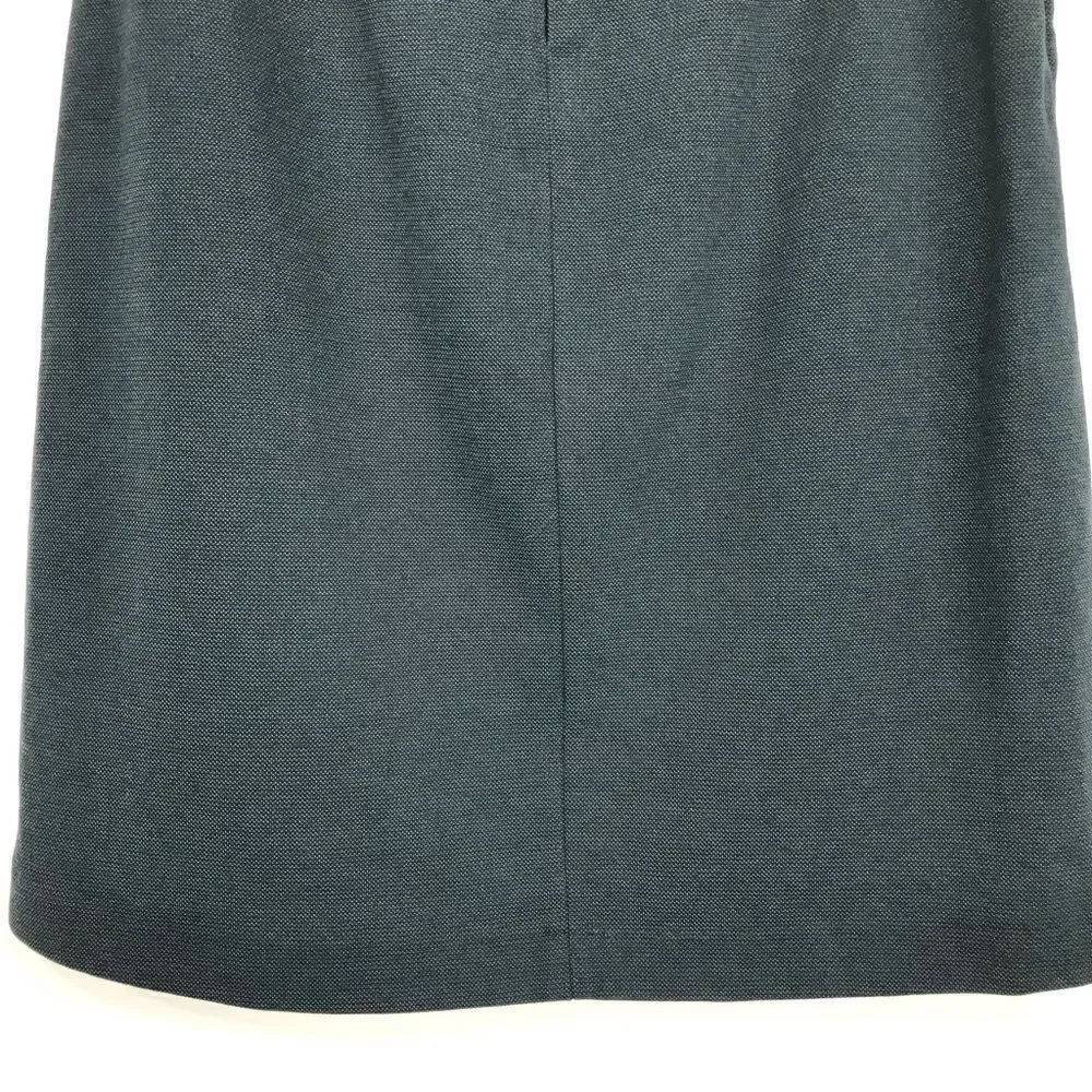 Boden Dark Sage Green Faux Pocket Pencil Skirt